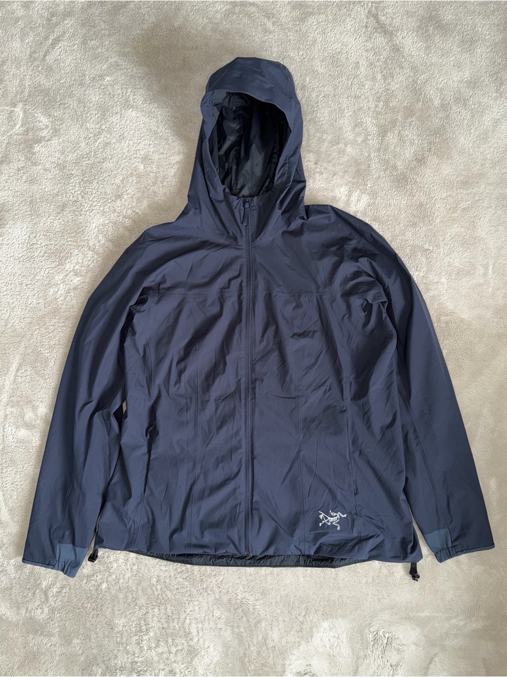 Arcteryx Solano Womens Full Zip Jacket Size XL GORE Windstopper SoftShell Hoodie